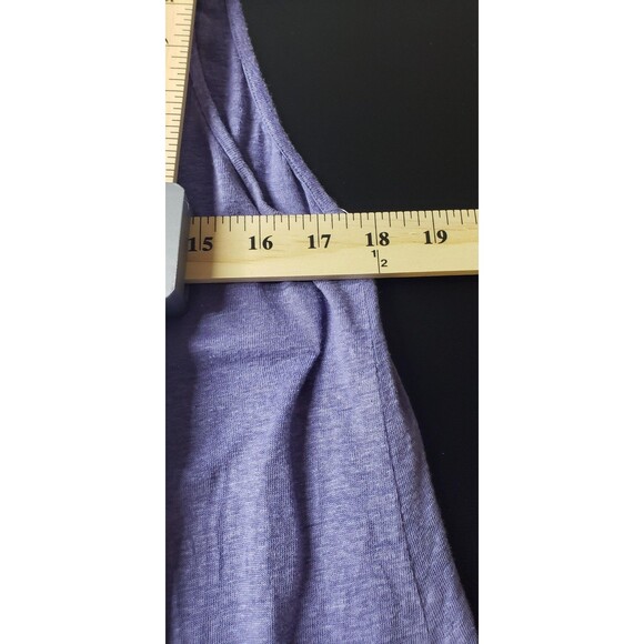 Eileen Fisher Tank Tops L Lot of 2 Gray Purple 100% Linen Slub Pleat Casual Flow - Picture 10 of 11